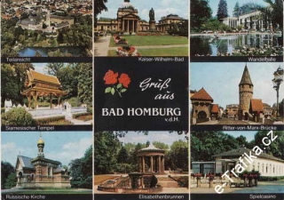 Pohlednice, Bad Homburg, 1988