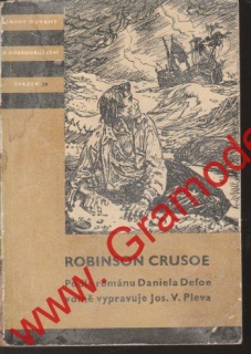 KOD sv. 029 Robinson Crusoe, Daniel Defoe, vypr. J. V. Pleva, il. Zdeněk Burian