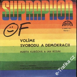 SP Volíme svobodu a demokracii, hovoří Marta Kubišová a Jan Rosák, 1990