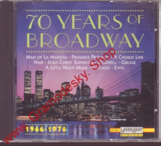 CD 70 Years of Broadway, 1966 - 1976, USA