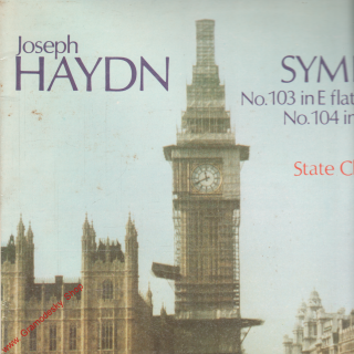 LP Joseph Haydn, symphonies no. 103 in E flat major, 1986, Opus 9110 1578