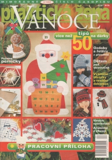 1998/04 Vánoce, mimořádné číslo, časopis Praktická žena, velký formát