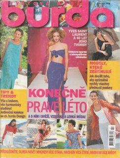 1998/07 časopis Burda, česky
