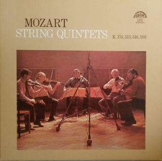LP 3album Wolfgang Amadeus Mozart, String Quintets, K. 174, 515, 516, 593 stereo