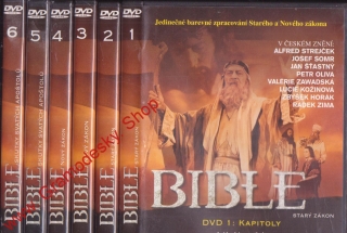 DVD 1 - 6. díl Bible, Starý a Nový zákon, Evangelia, skutky Svatých Apoštolů, čd