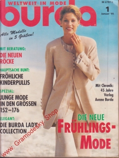 1995/01 časopis Burda německy