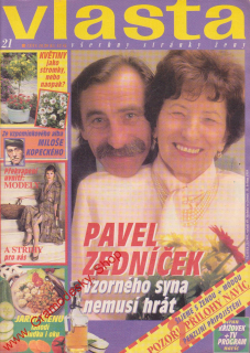 Vlasta 1995/21 mini příběh Čtyřlístek, časopis