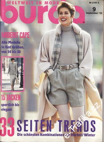 1993/09 časopis Burda Německy 