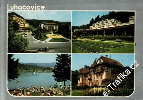 Pohlednice, Luhačovice, 1983, prošlá poštou
