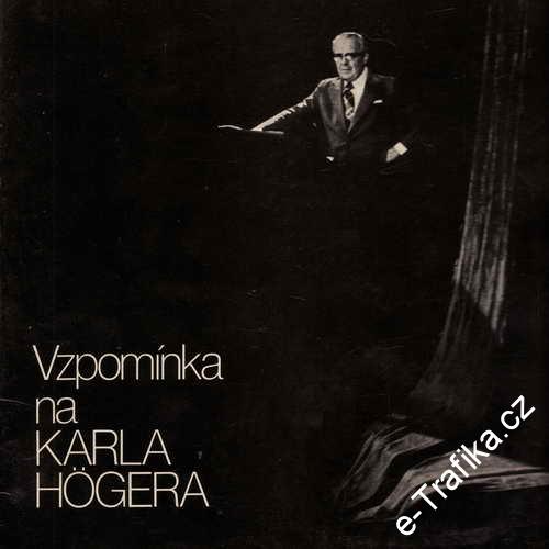 LP Vzpomínka na Karla Högera, 1978