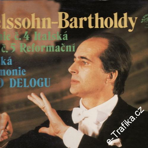 LP Felix Mendelssohn Bartoldy, č.4, č.5, Geatano Delogu, 1978