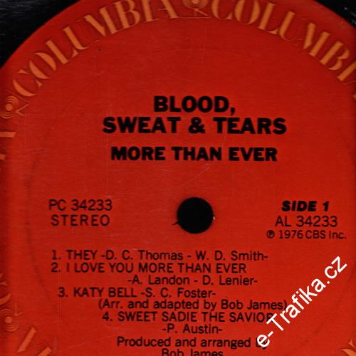 LP Blood, Sweat and Tears, More Than Ever, 1976