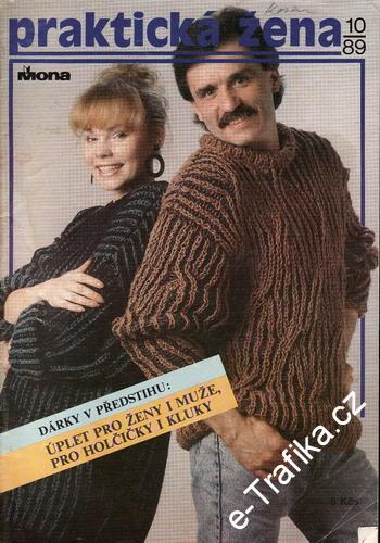 1989/10 časopis Praktická žena / velký formát