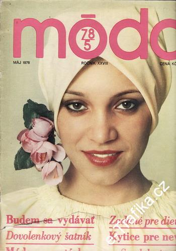 1978/05 Móda časopis, příloha, Slovensky