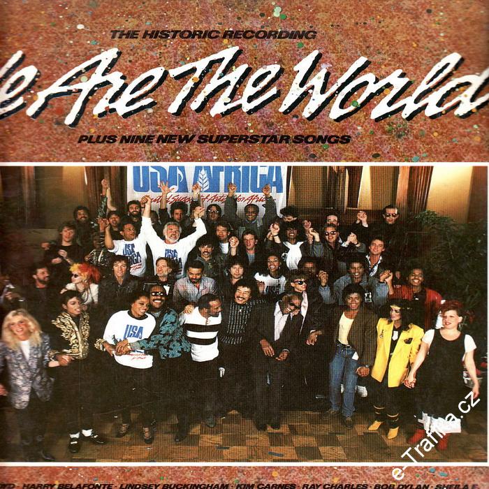 LP We Are The World, The historic recording, USA for Africa, 1986