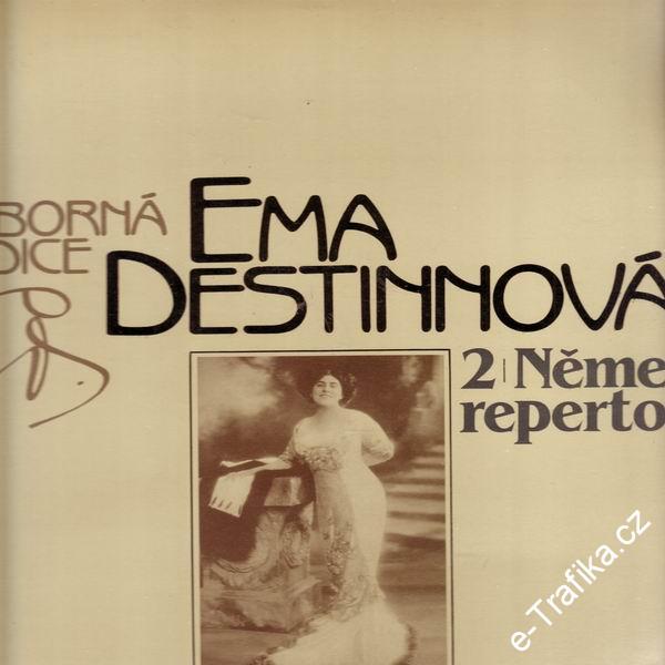 LP 2album Ema Destinnová, 2 Německý repertoár, 1989 vč. přílohy