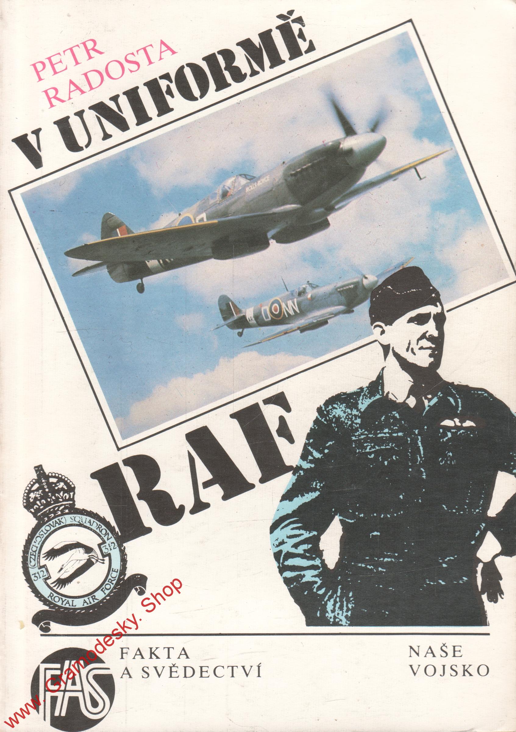 V uniformě RAF / Petr Radosta, 1991