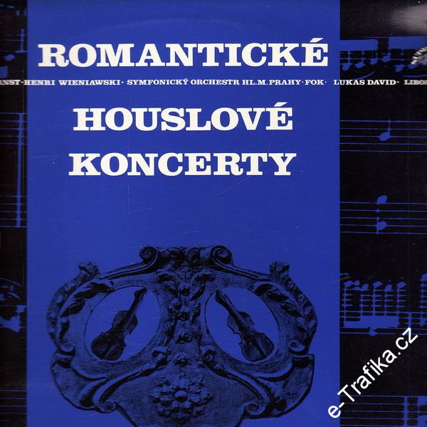 LP Romantické houslové koncerty,  Ernst, Wieniawski, 1974, stereo 1 10 1837 G