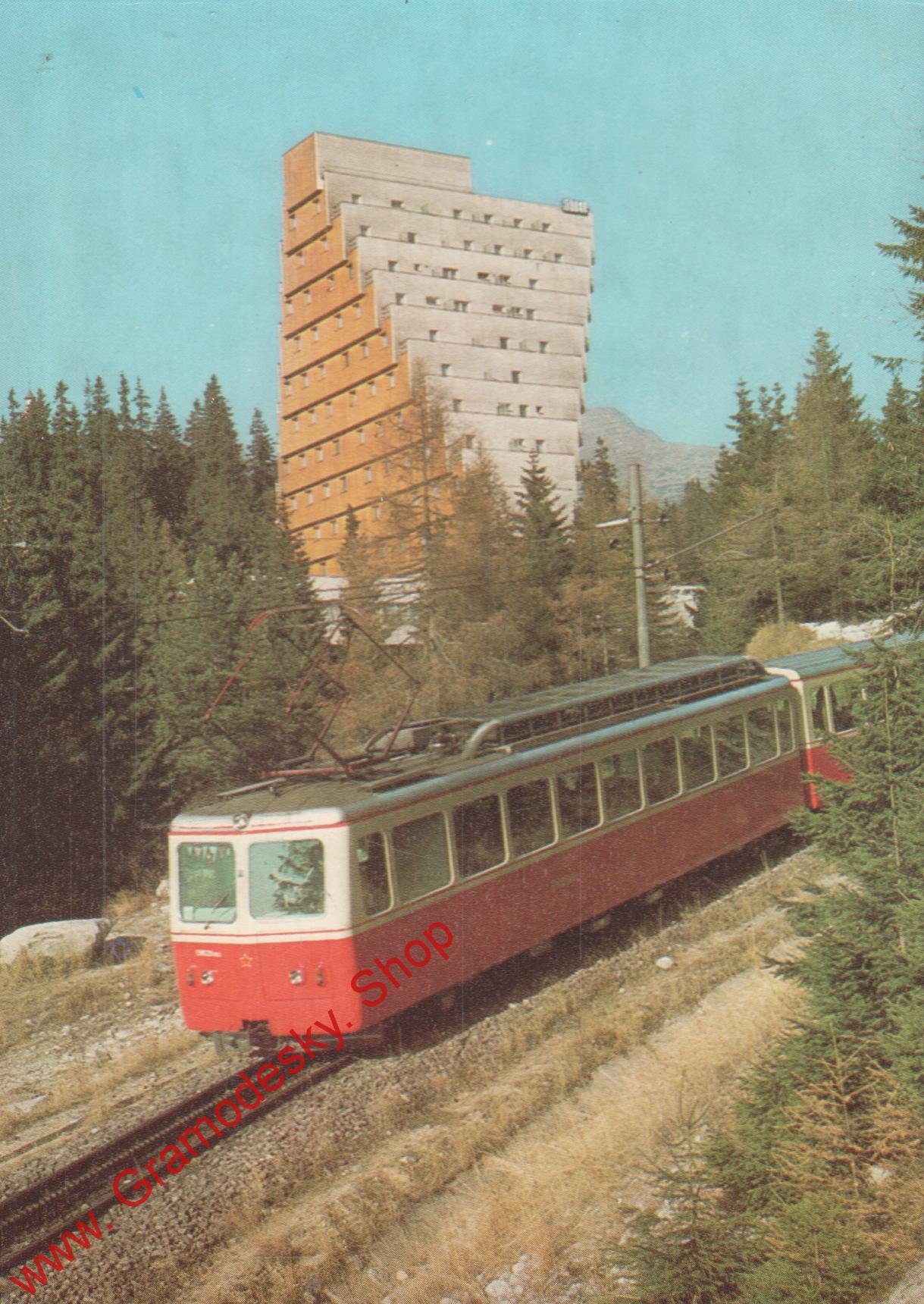 Pohlednice, Vysoké Tatry, Štrbské pleso 1355m, prázdná