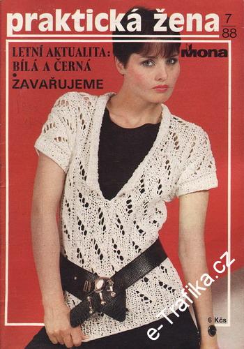 1988/07 časopis Praktická žena / velký formát