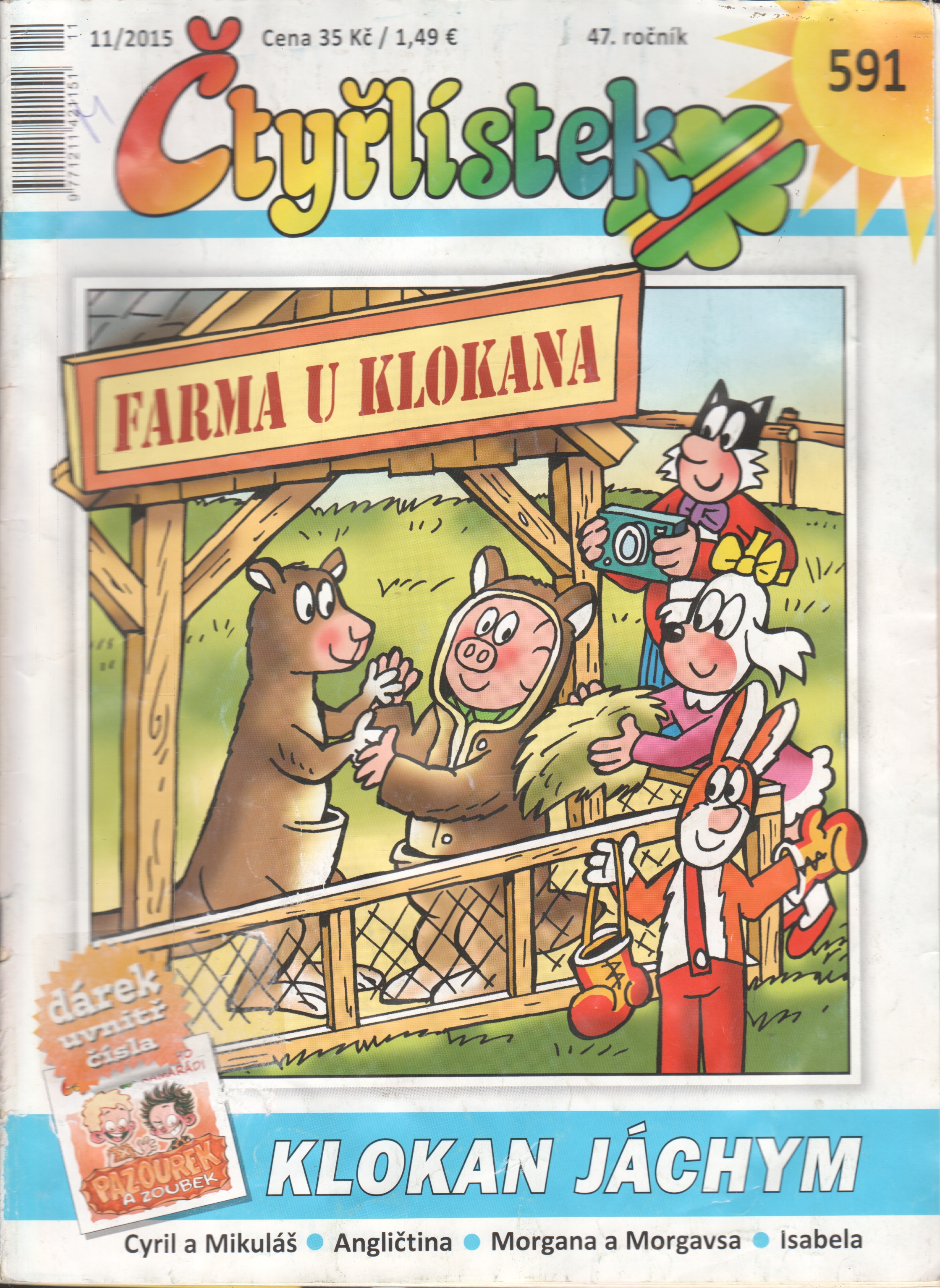 Čtyřlístek č. 591, Klokan Jáchym, 11/2015