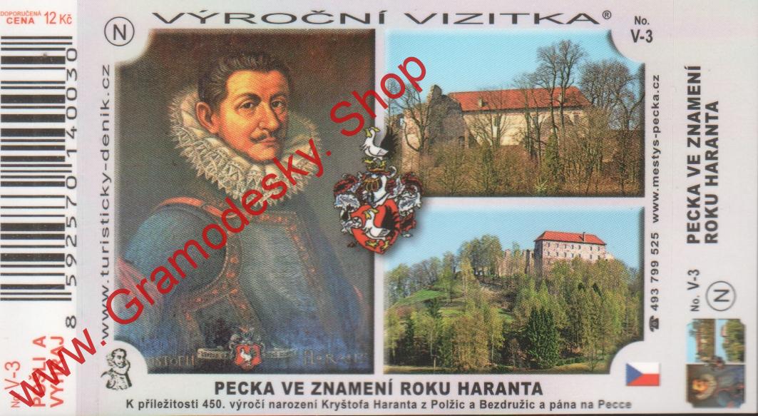 Výroční vizitka č. V 0003 / Pecka ve znamení roku Haranta