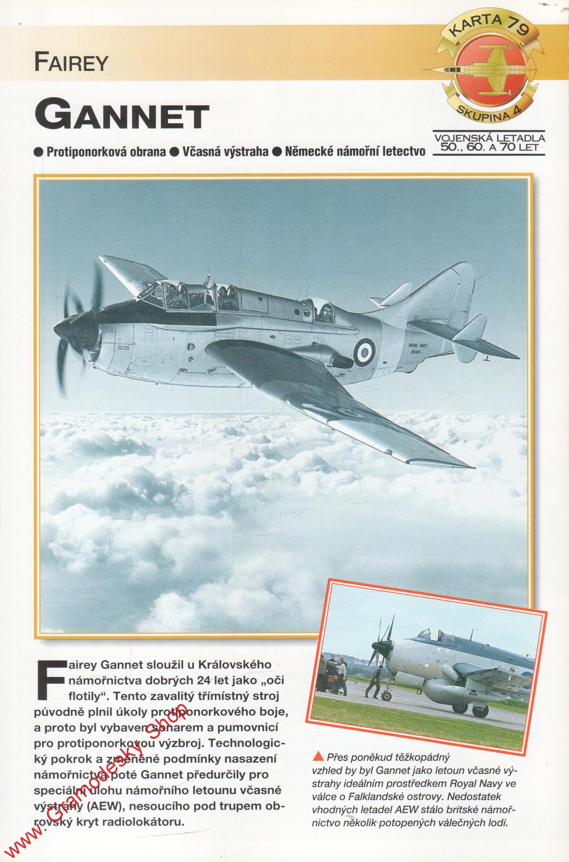 Skupina 4, karta 079 / Gannet Fairey / 2001