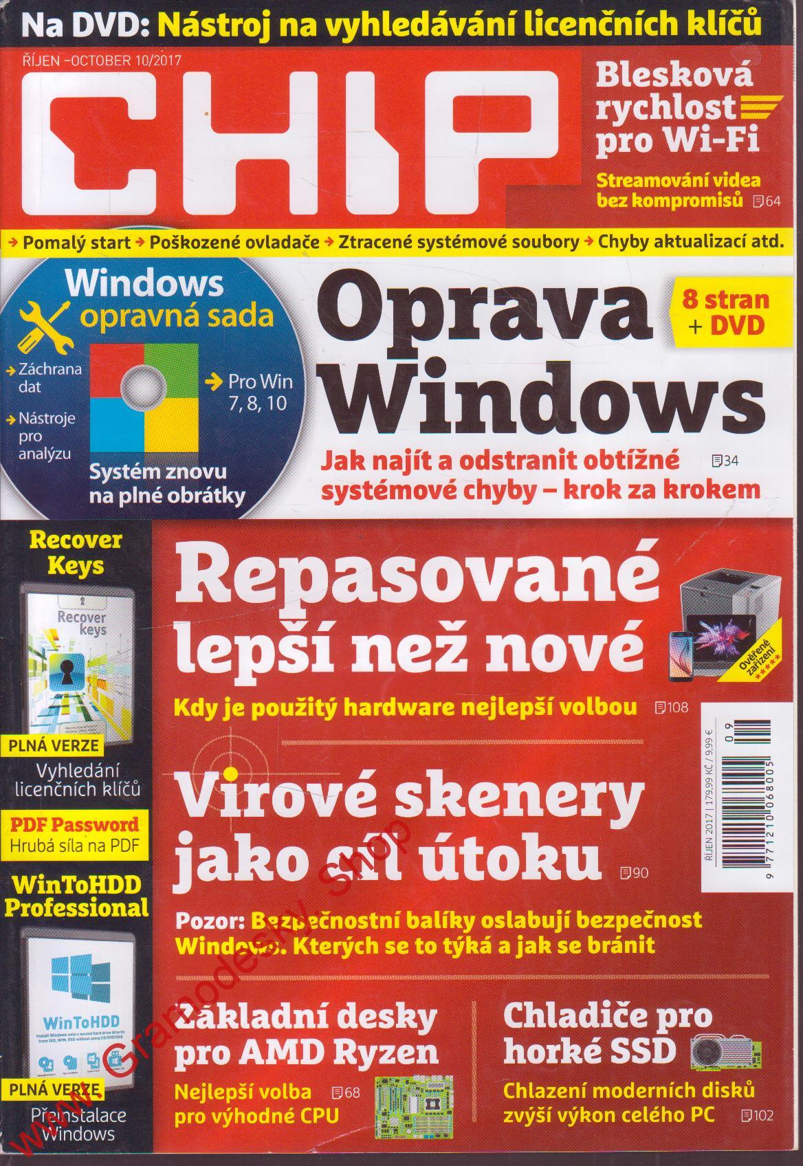 2017/10 Časopis Chip + DVD