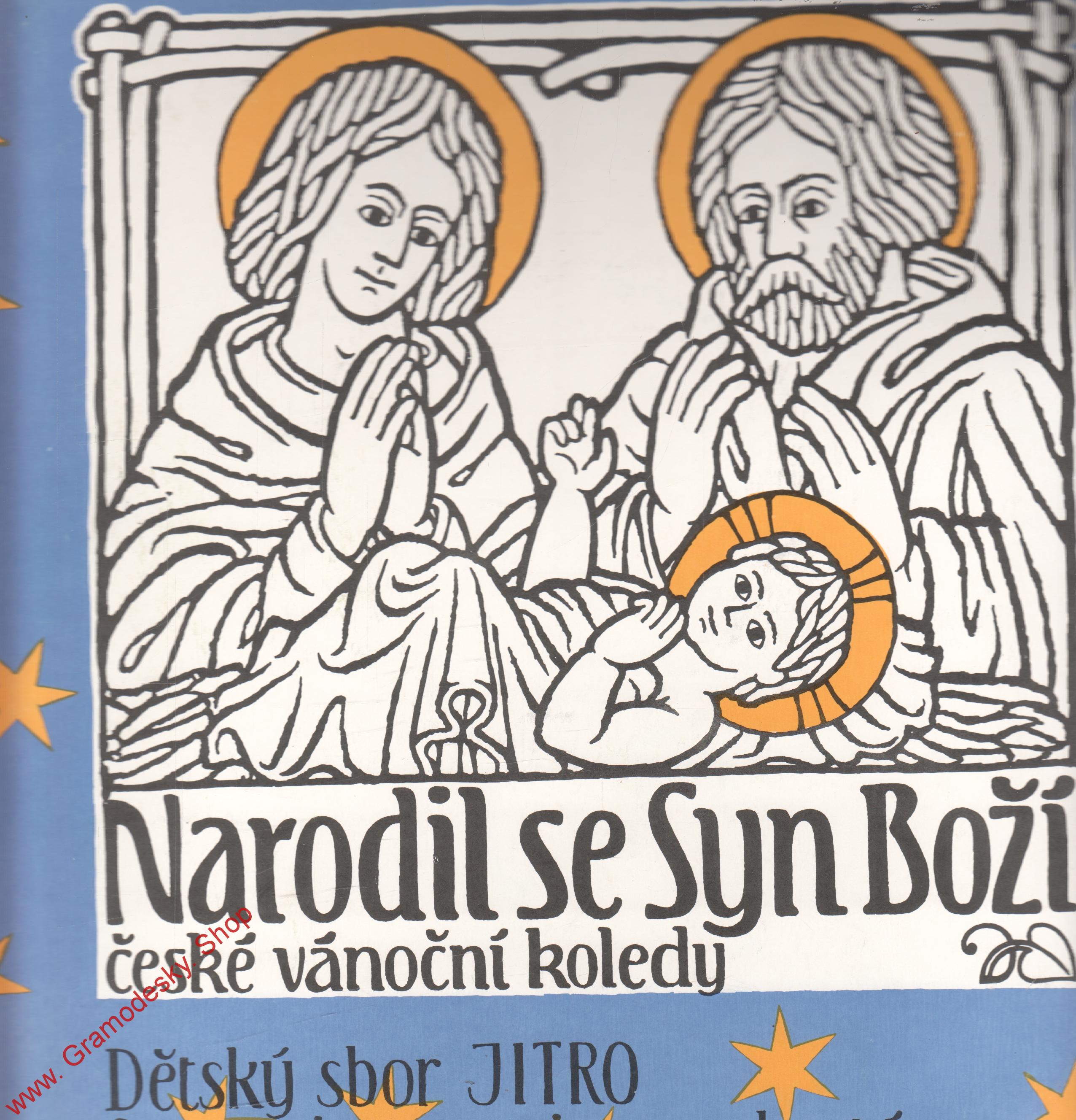 LP Narodil se Syn Boží, české vánoční koledy, Jitro, 1990