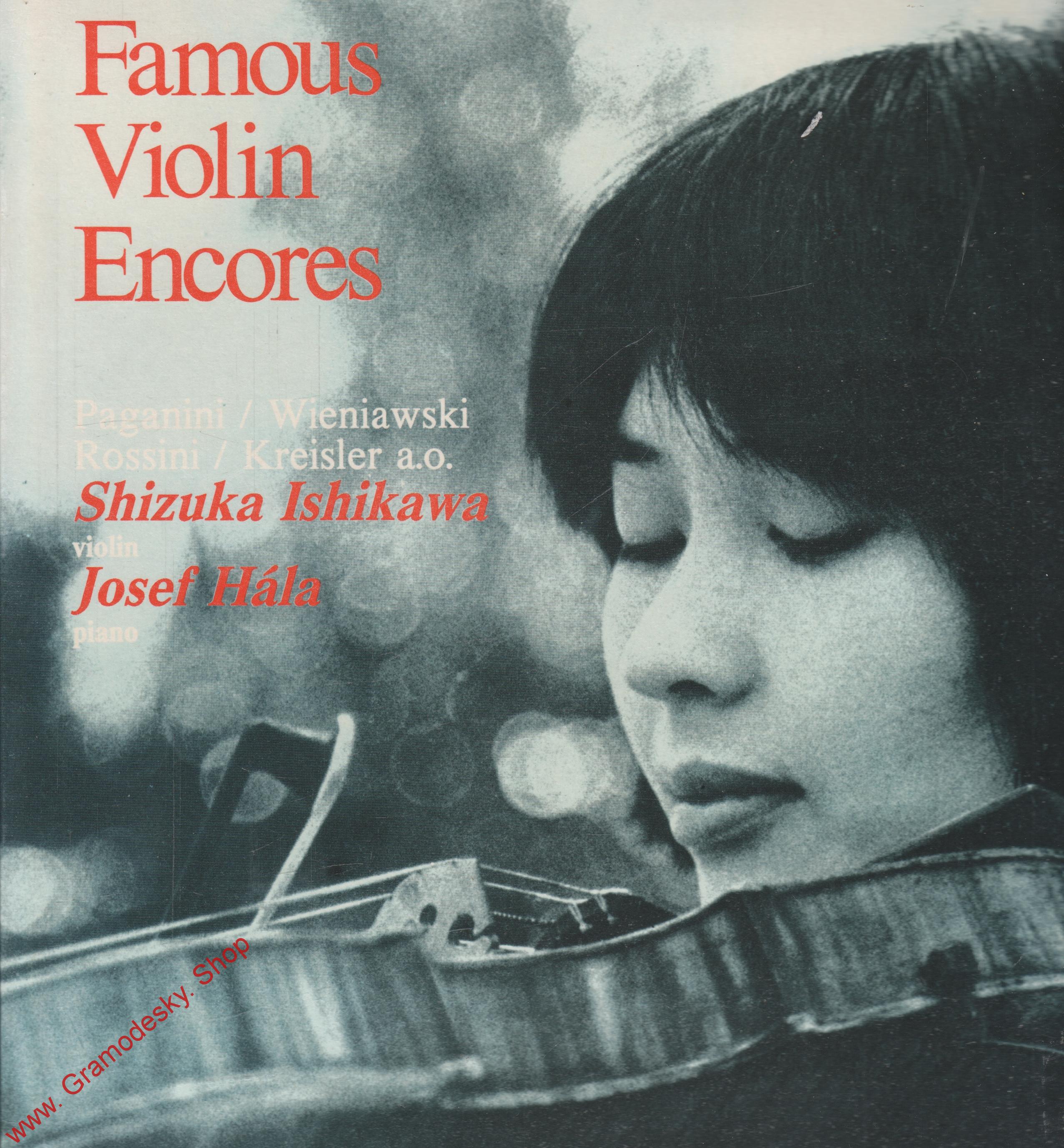 LP Famous Violin Encores, Shizuka Ishikawa, Josef Hála, 1983