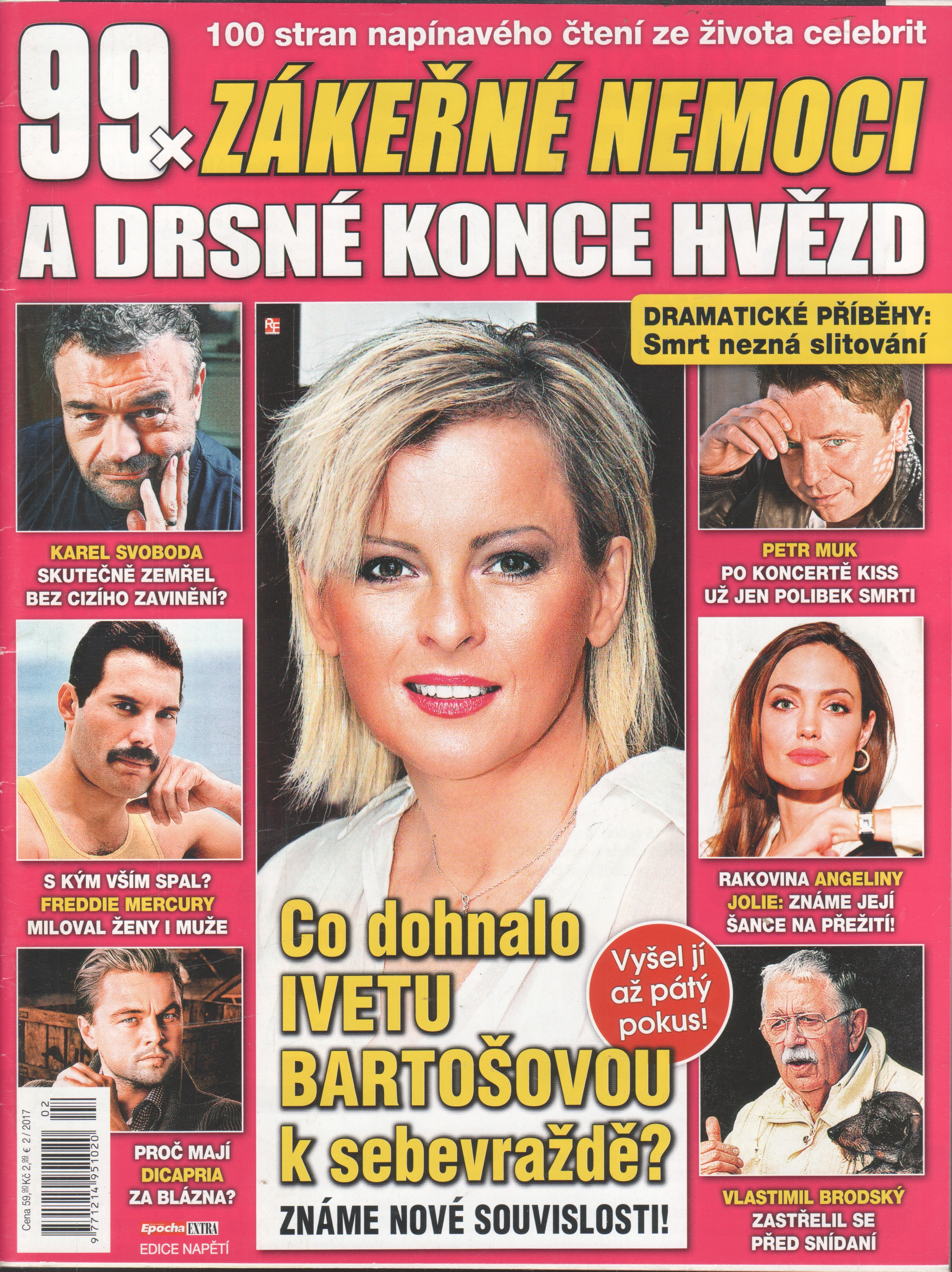 2017/02 časopis 100 stran napínavého čtení ze života celebrit