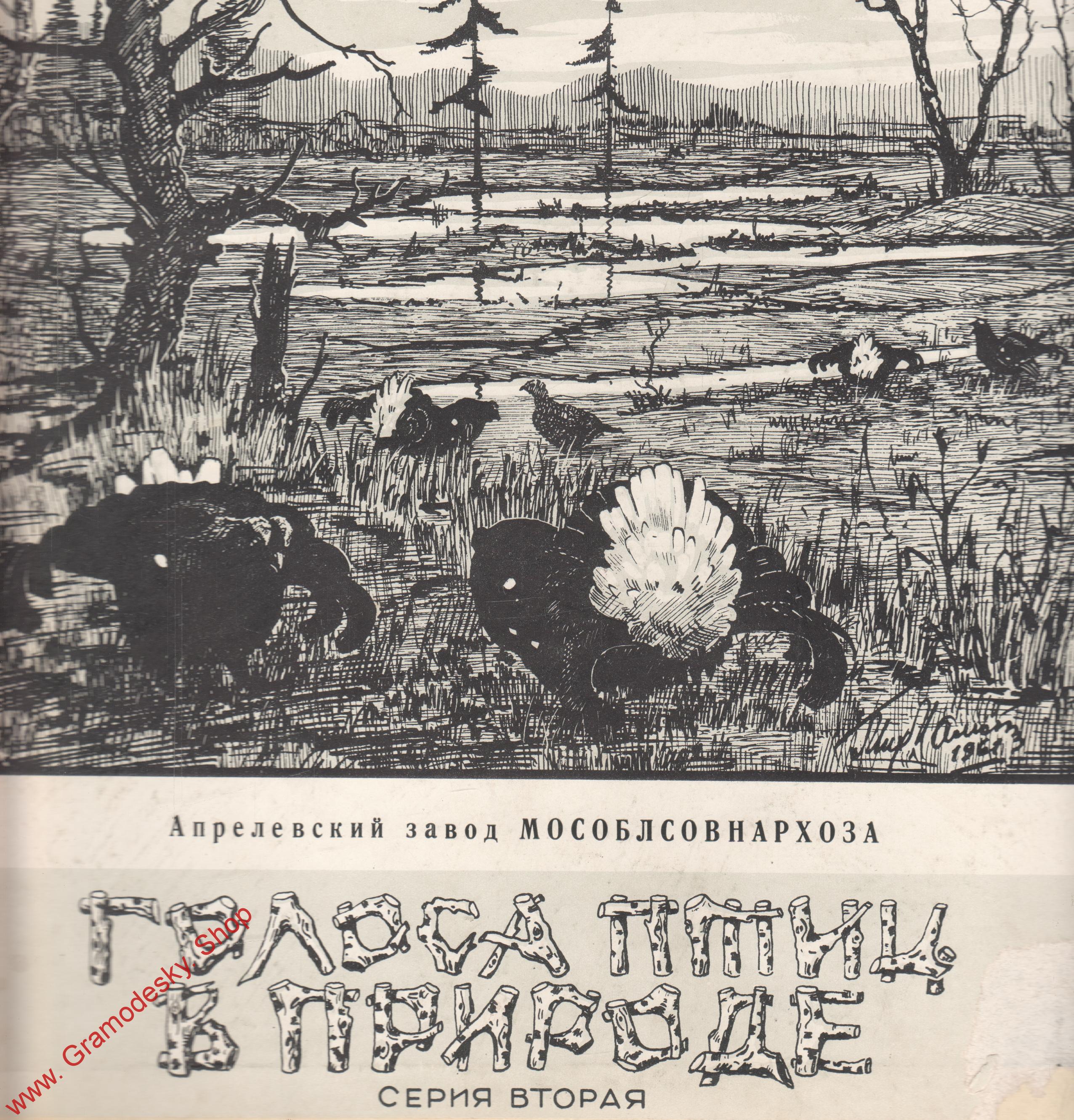 EP Ptačí hlasy v přírodě, Jitro v háji, Pěnkava, Budníček... USSR