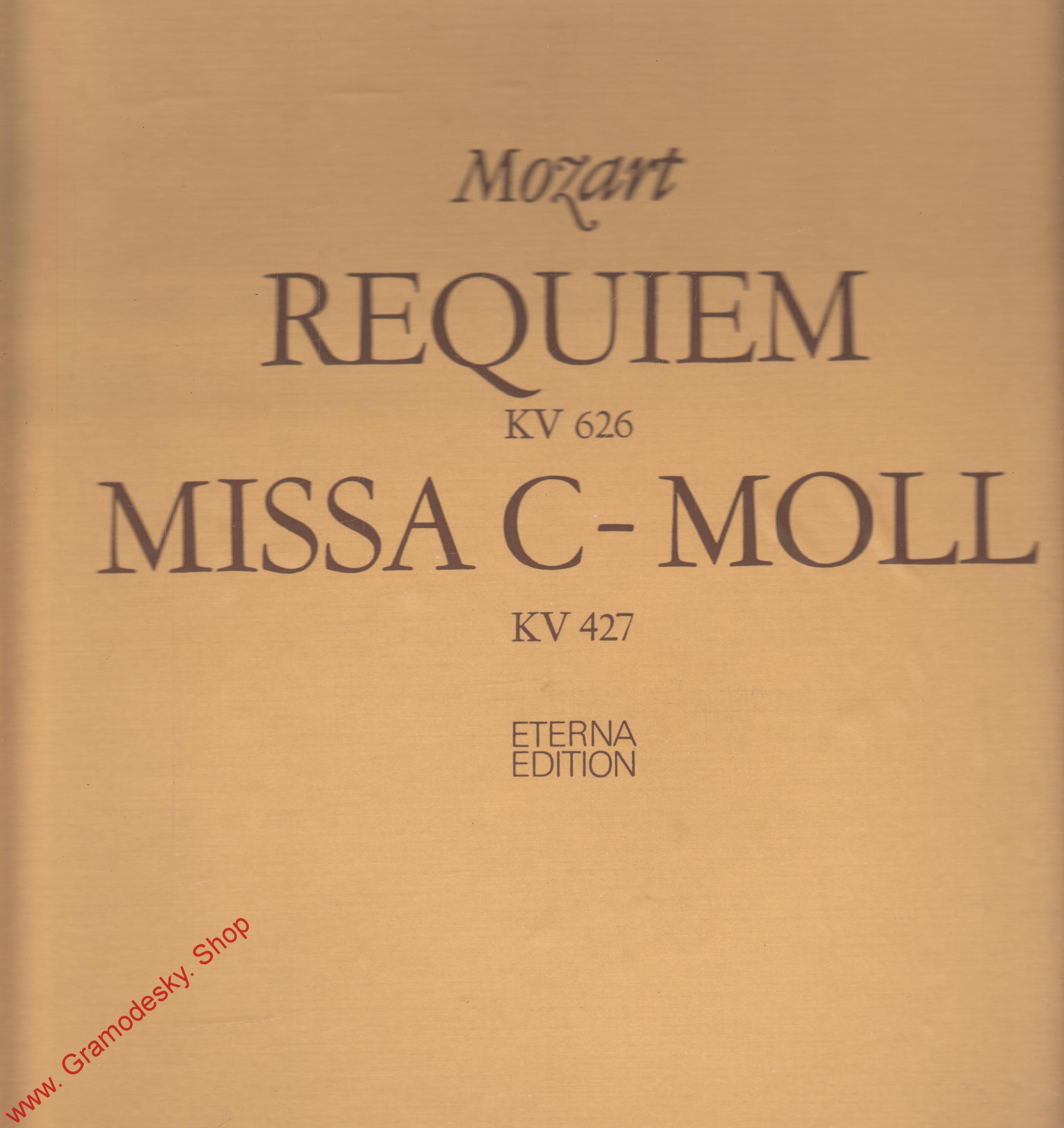 LP 3album, Wolfgang Amadeus Mozert, Requiem D moll, Missa C moll, 1962-4 stereo 