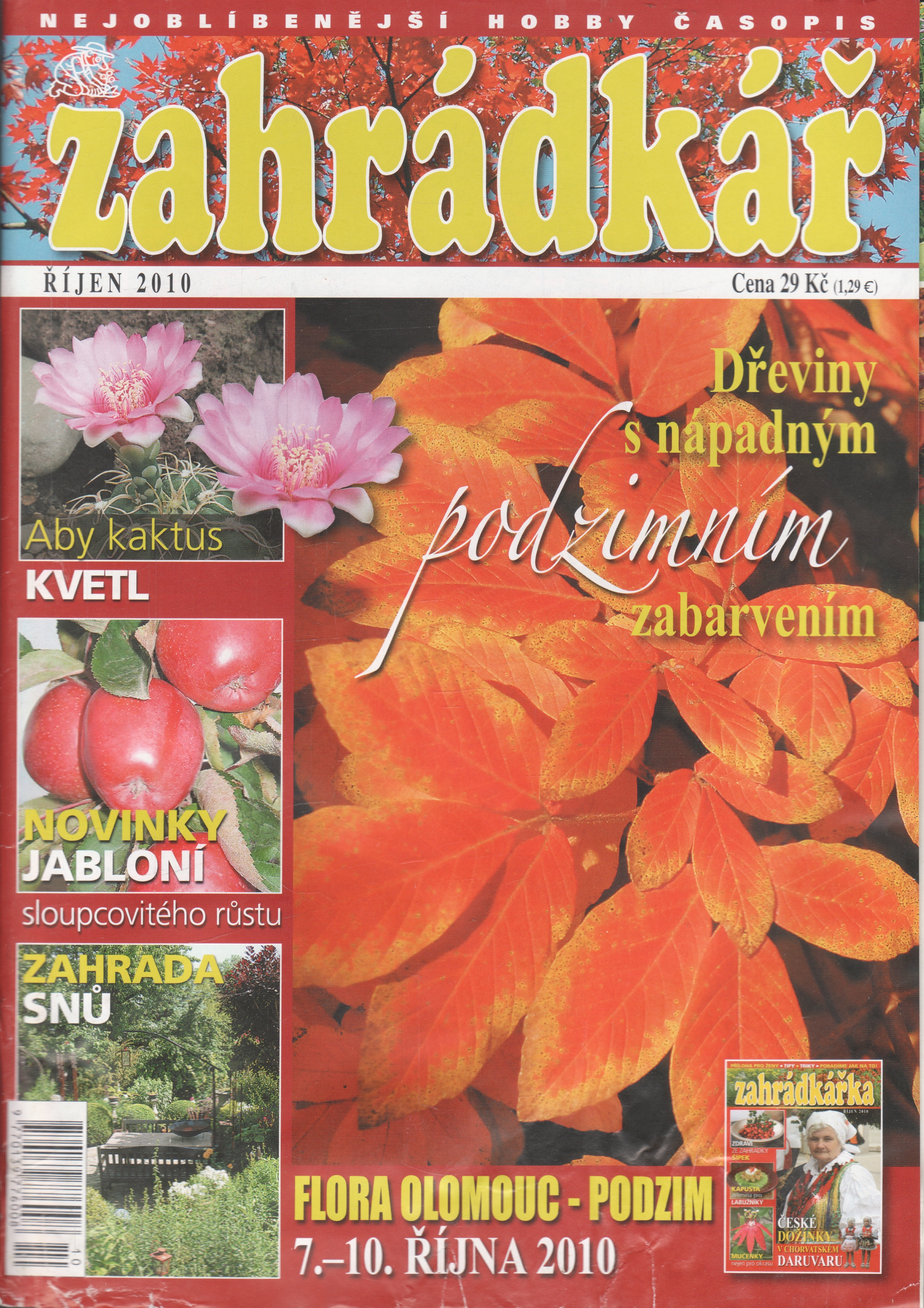 2010/10 Zahrádkář, časopis, velký formát