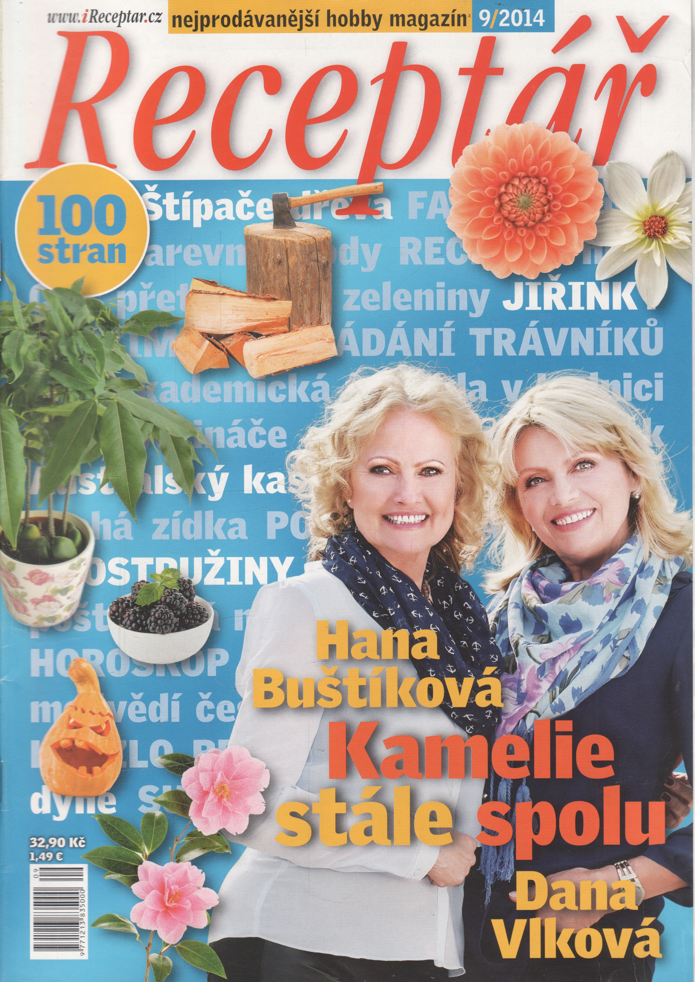 2014/09 Receptář, nejprodávanější hobby magazín, velký formát