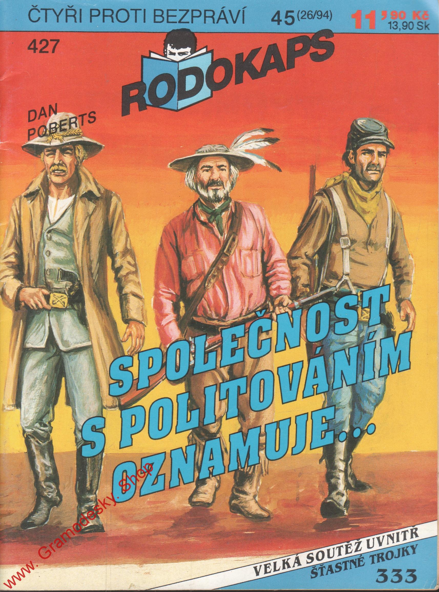 0427 Rodokaps Společnost s politováním oznamuje / Dan Poberts, 1994