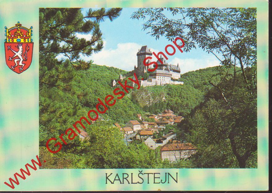 Pohlednice Karlštejn, okres Beroun / čistá