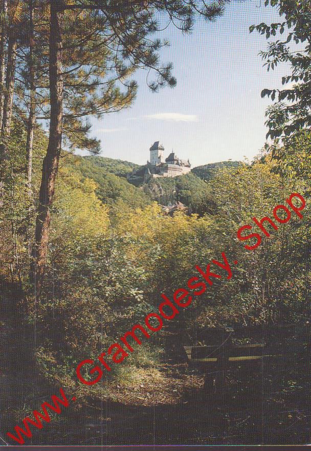 Pohlednice hrad Karlštejn založený Karlem IV / prošlá poštou 2012