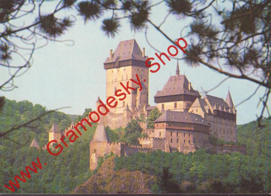 Pohlednice Karlštejn, státní hrad / čistá