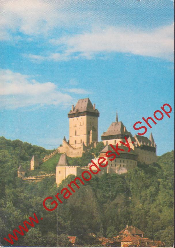 Pohlednice Karlštejn, státní hrad / prošlá poštou