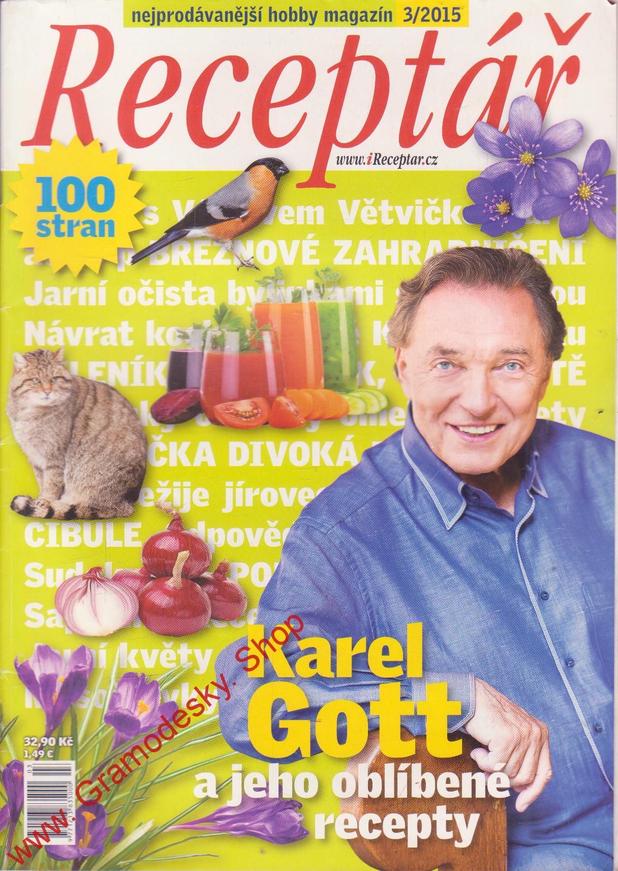 2015/03 Receptář, nejprodávanější hobby magazín, velký formát