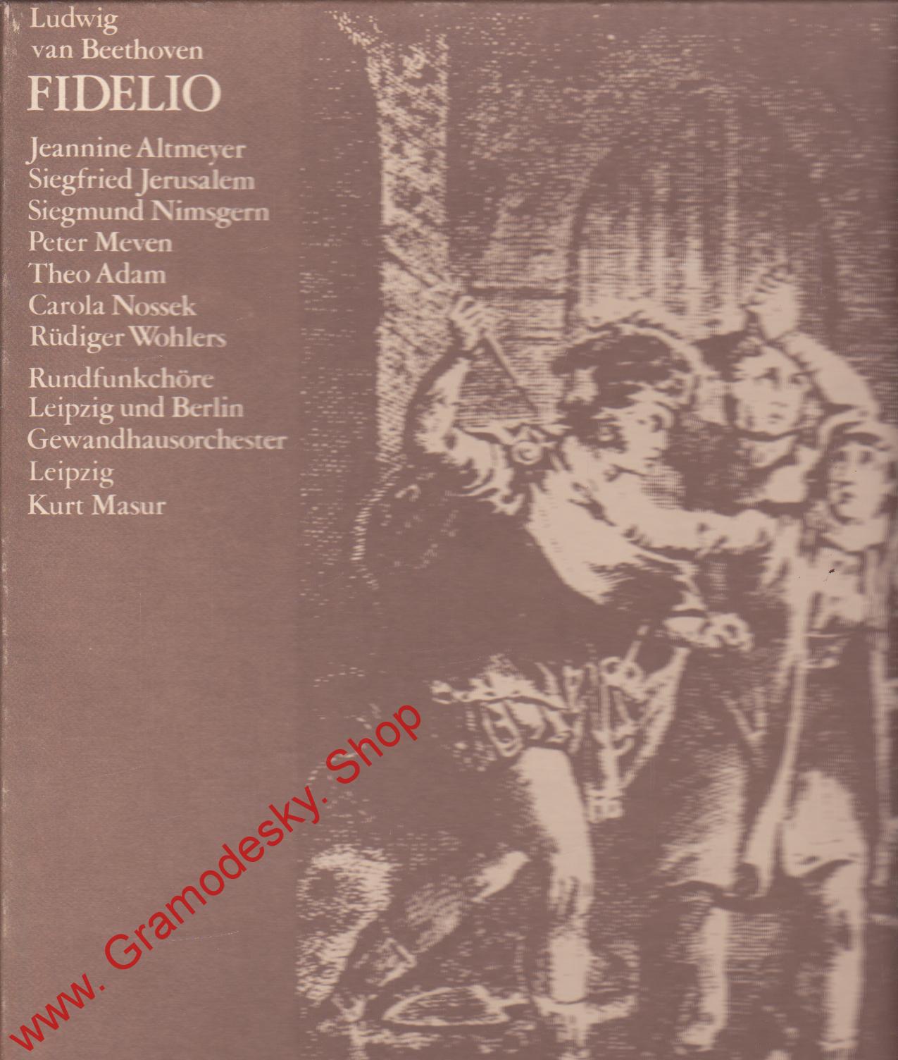 LP 3album Fidelio, Ludwig van Beethoven, Eterna 1981