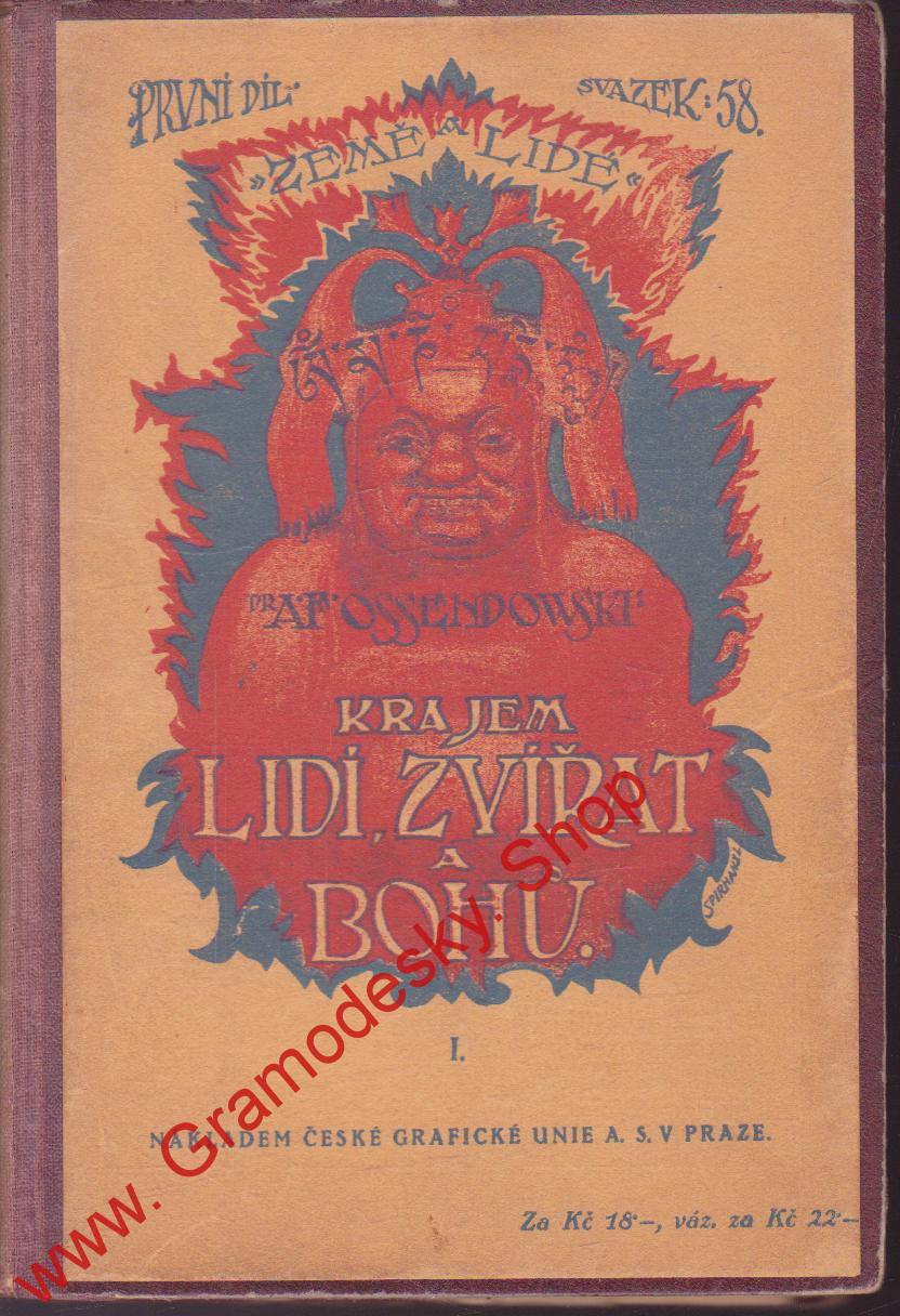Krajem lidí, zvířat a bohů 1. Koňmo střední Asií / Antoni Ferdynand Ossen 1925  