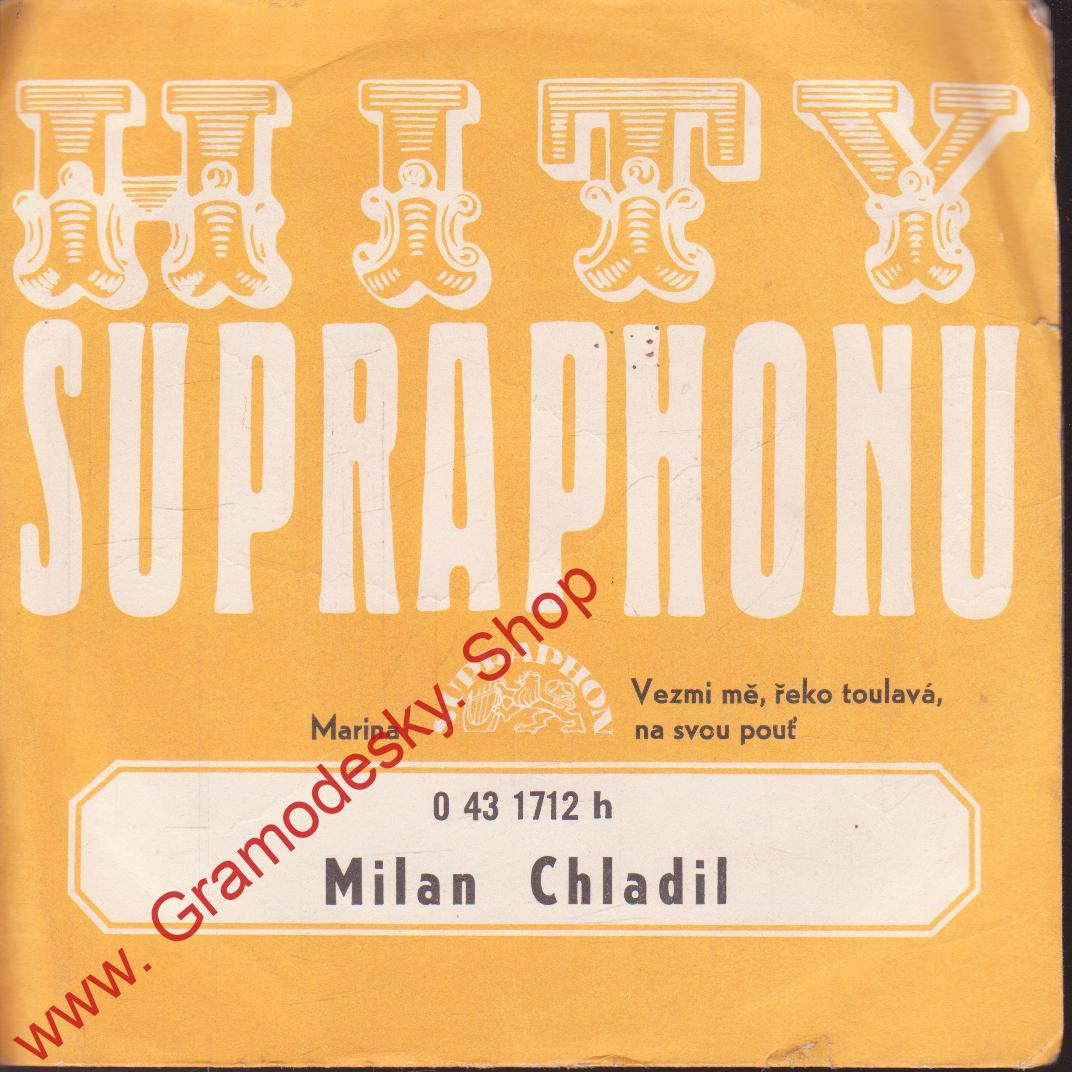 SP Milan Chladil, Marina, Vezmi mě, řeko toulavá na svou pouť, 1974, 0 436 1712