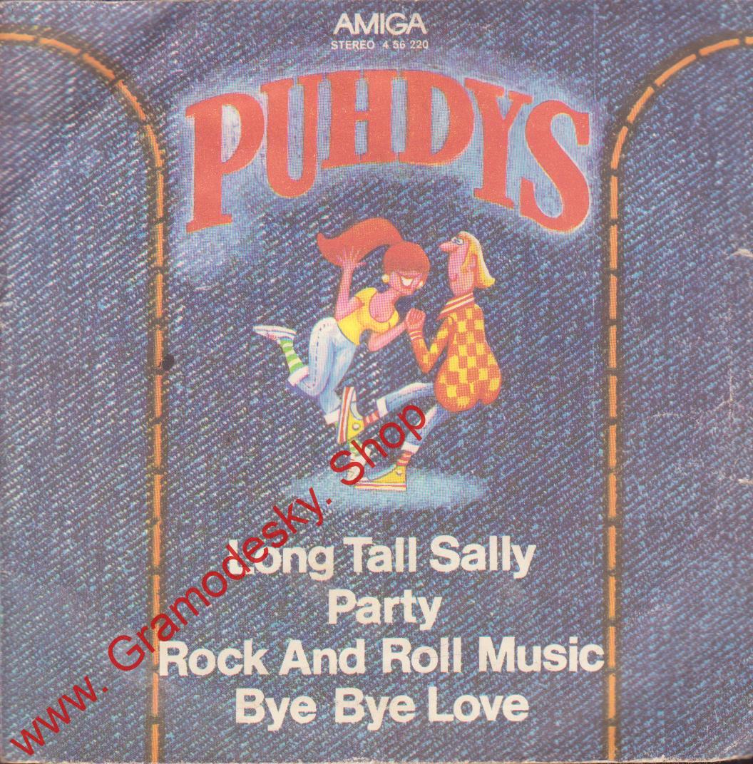 SP Puhdys - Rock And Roll Music, Long Tall Sally, Amiga 
