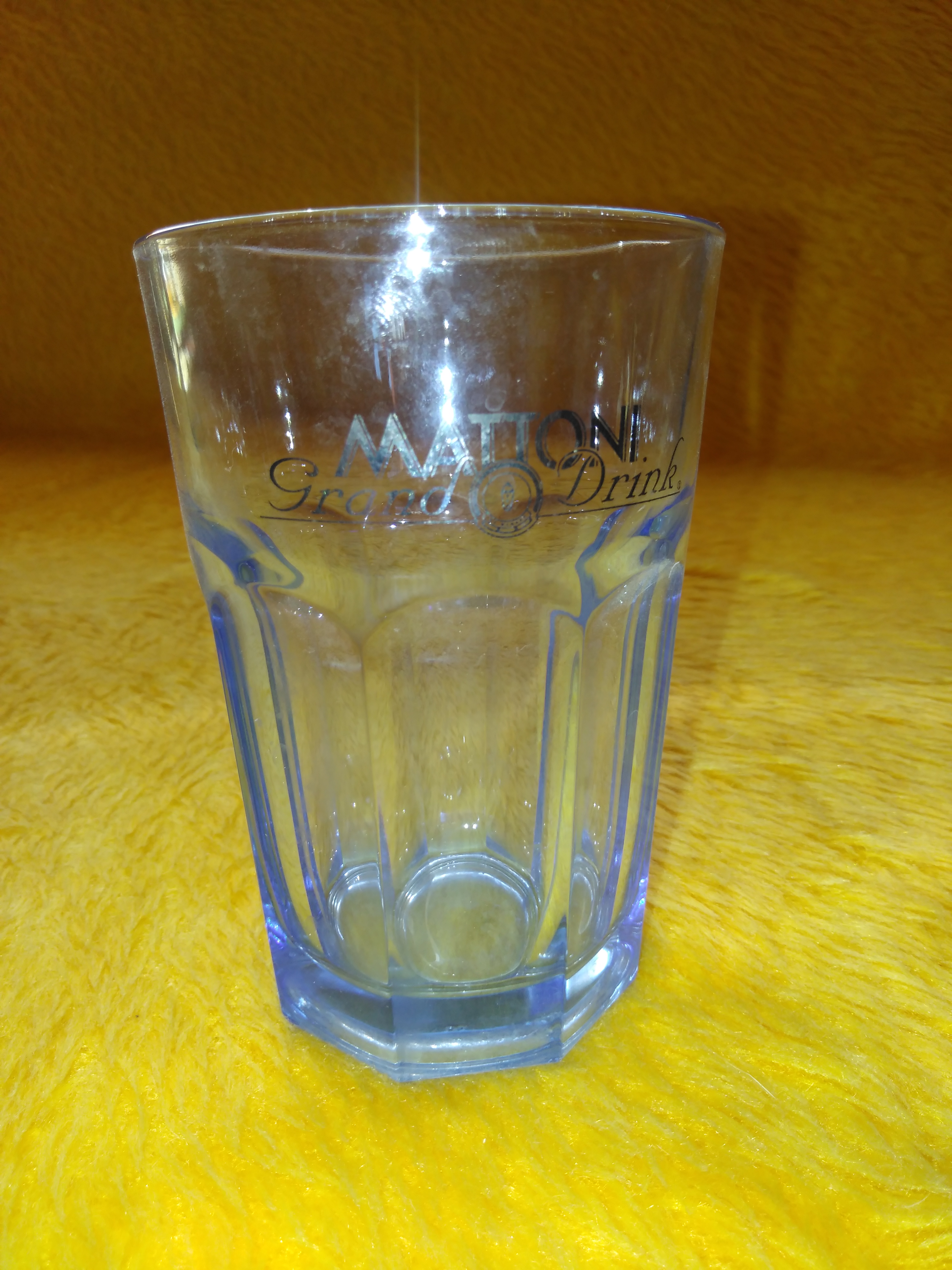 Sklo Mattoni modrá duritka, 0,3l Grand drink