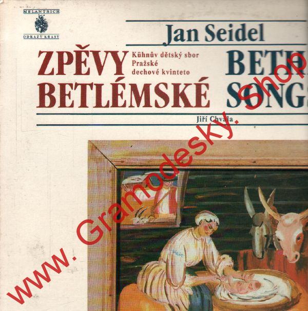 LP Zpěvy betlémské, Bethlehem Songs, Jan Seidel, 1986