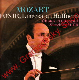LP Wolfgang Amadeus Mozart, symfonie Linecká a Haffnerova, Zdeněk Košler, 1980