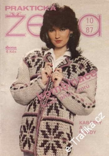 1987/10 časopis Praktická žena / velký formát