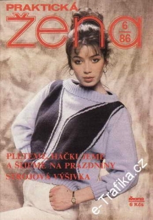 1986/06 časopis Praktická žena / velký formát
